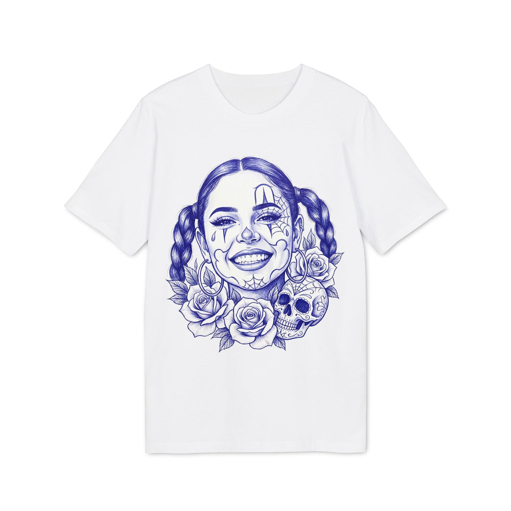 Chicano Tattoo Girl Sketch T-Shirt