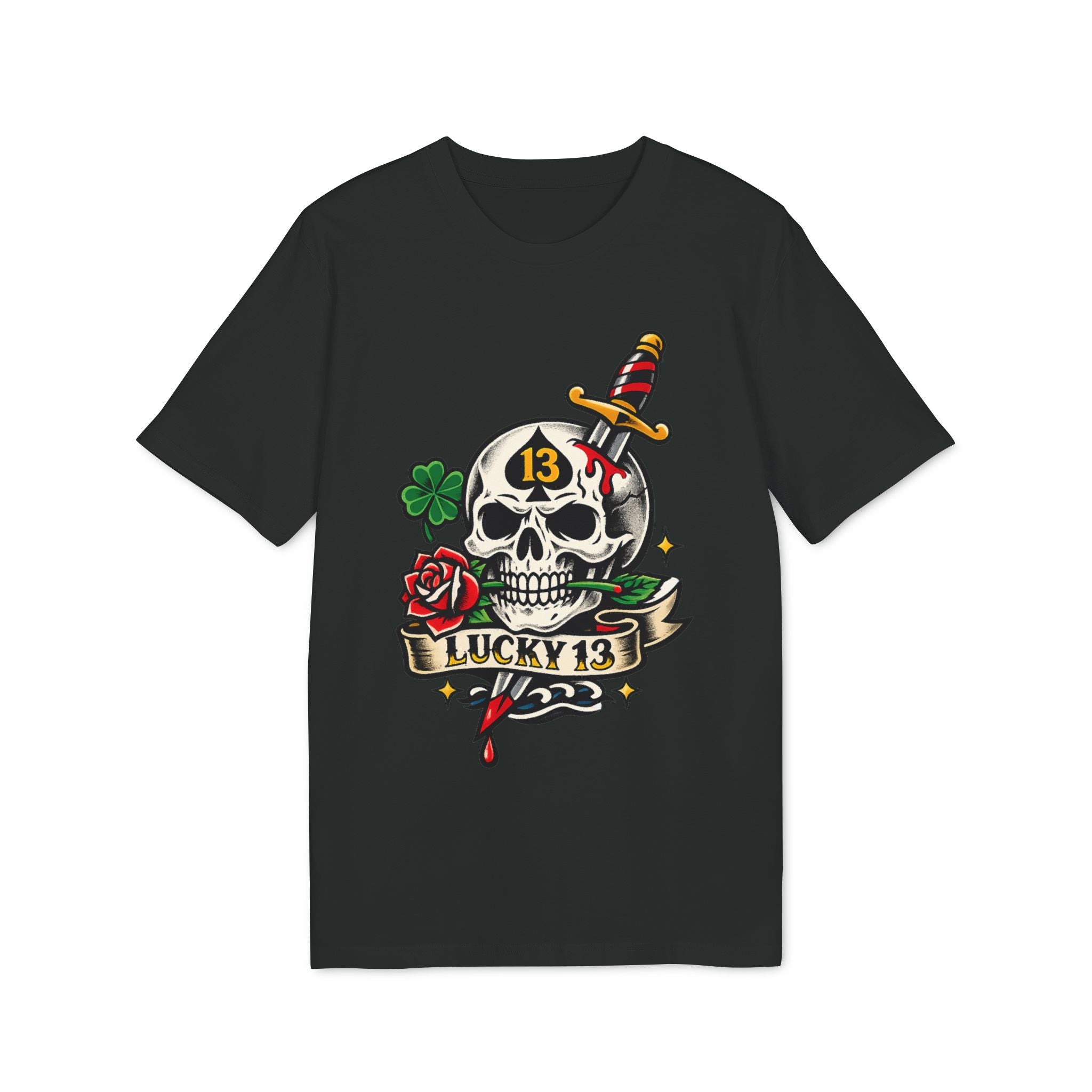 Luck 13 Skull - T-shirt