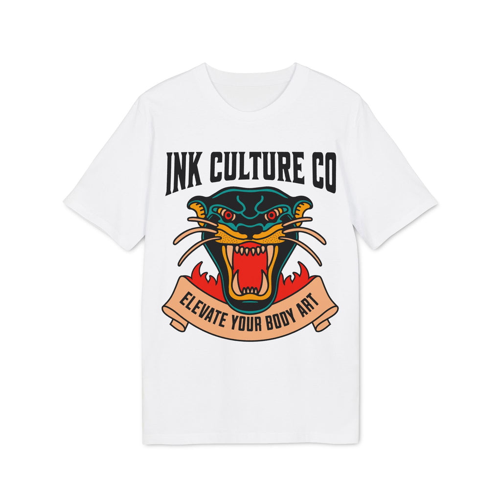 Ink Culture Co Tattoo Panther T-Shirt — "Elevate Your Body Art" Graphic Tee