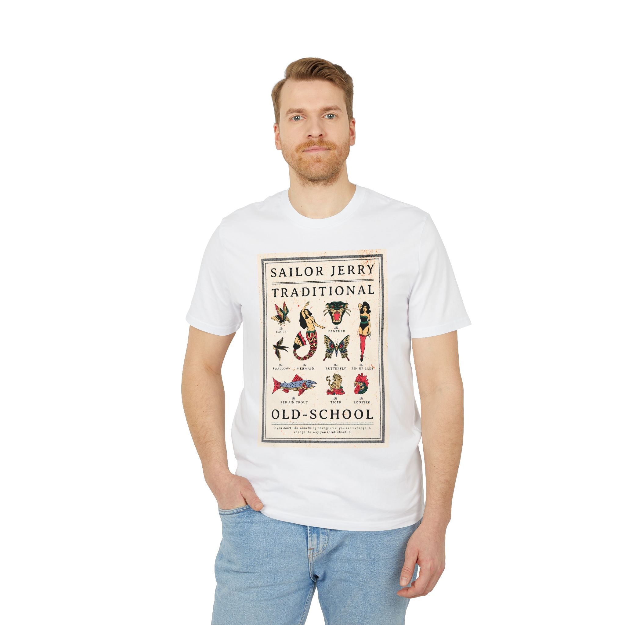 Sailor Jerry Traditional Old-School Tattoo T-Shirt