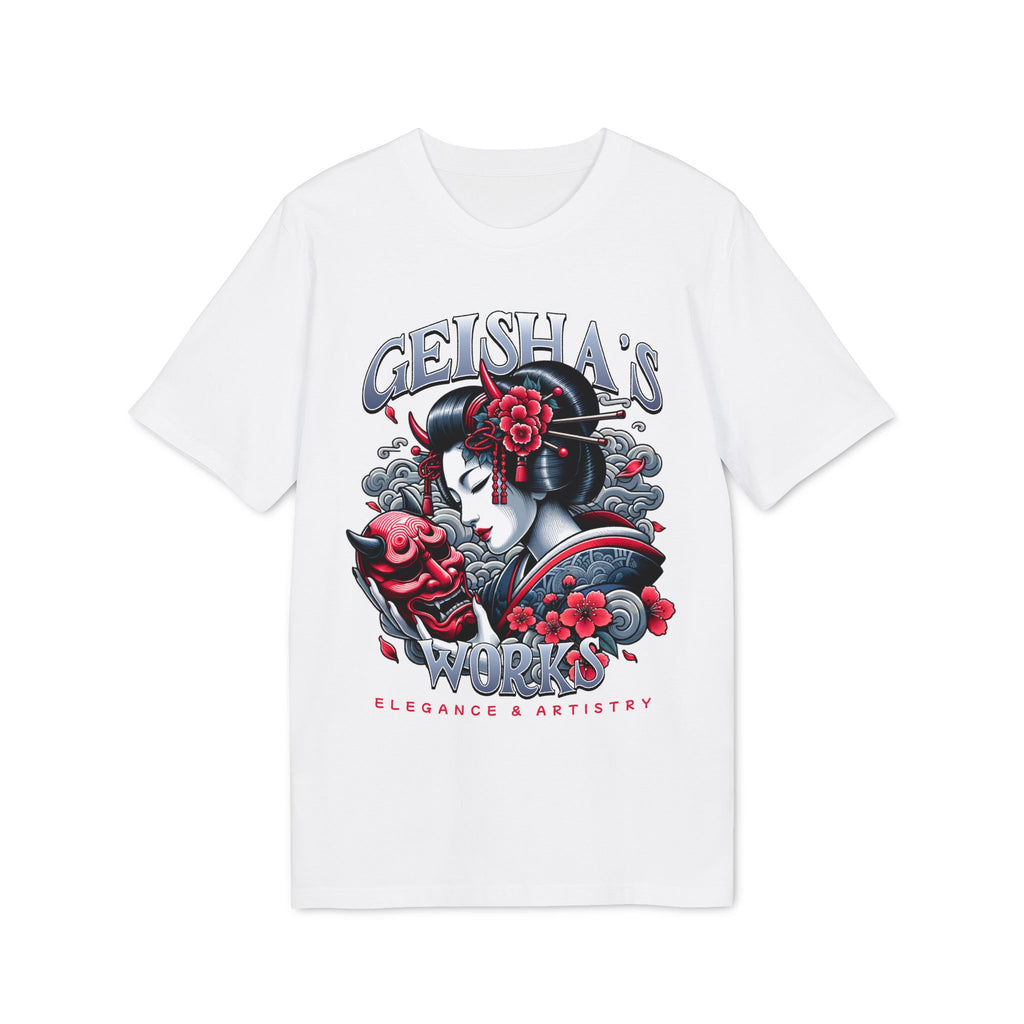 Geisha's Works Graphic T-Shirt — Japanese Geisha Art Tee