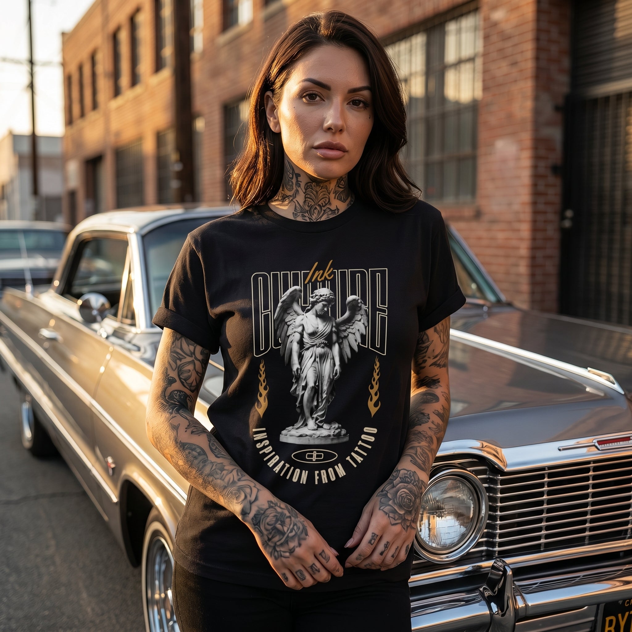 Tattoo Statue Inked T-Shirt