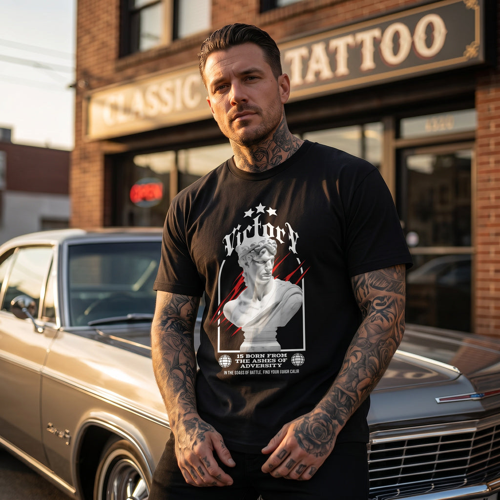 Victory Statue Graphic T-Shirt