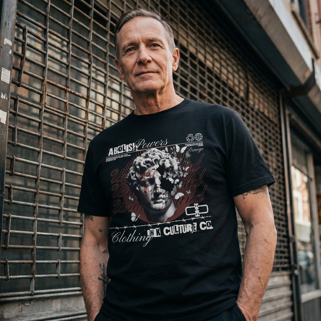 Tattoo Ink Statue T-Shirt — Creator Ink Clothing Tee