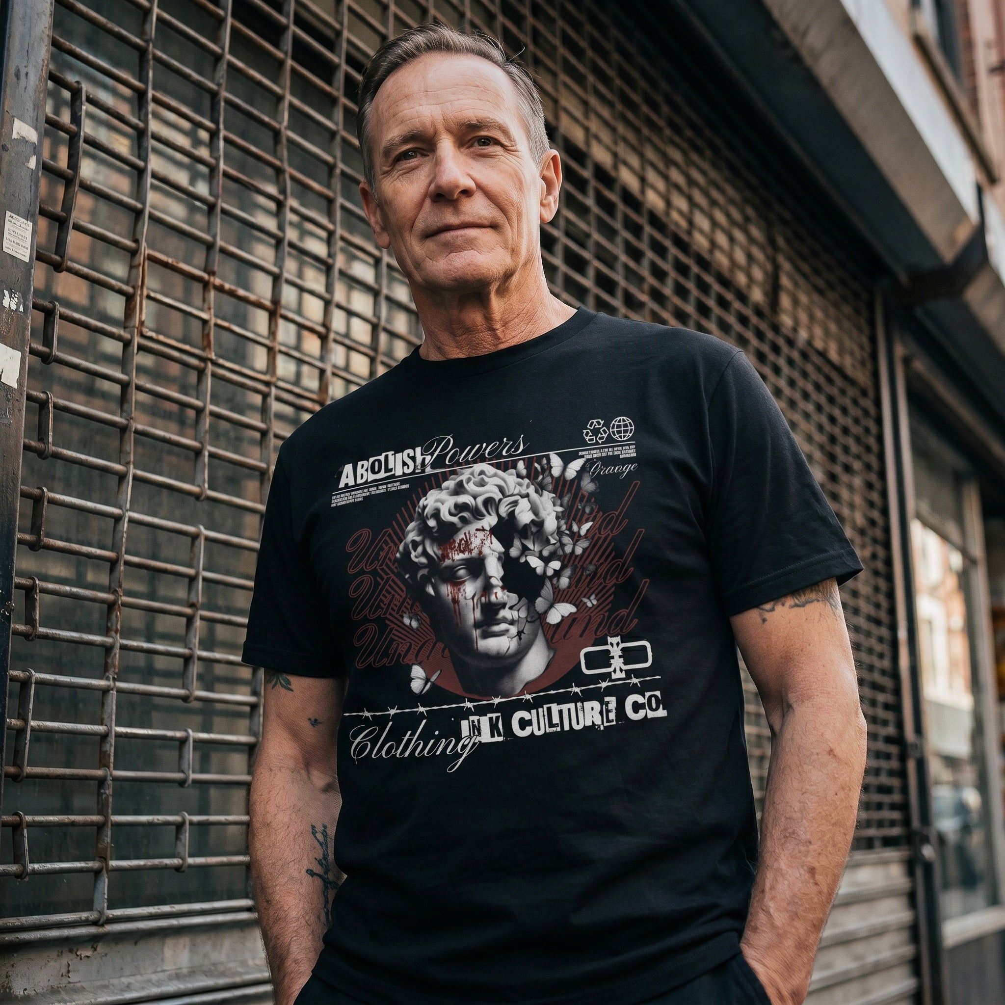 Tattoo Ink Statue T-Shirt — Creator Ink Clothing Tee