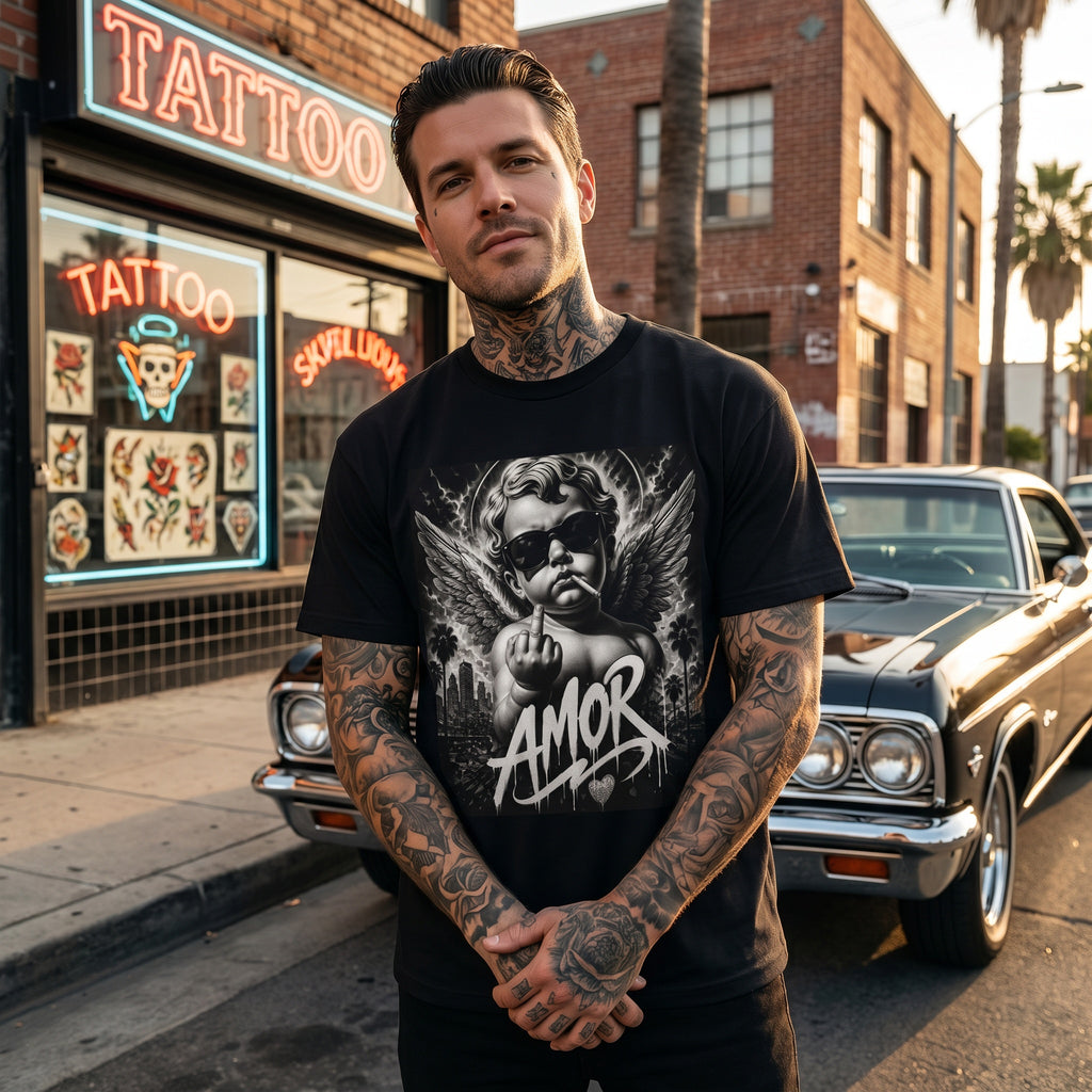 Chicano Tattoo Streetwear T-Shirt — Ink & Tattoo Style