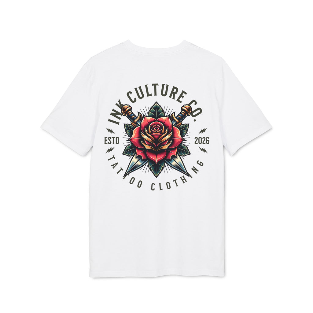 Rose with Dagger - T-shirt