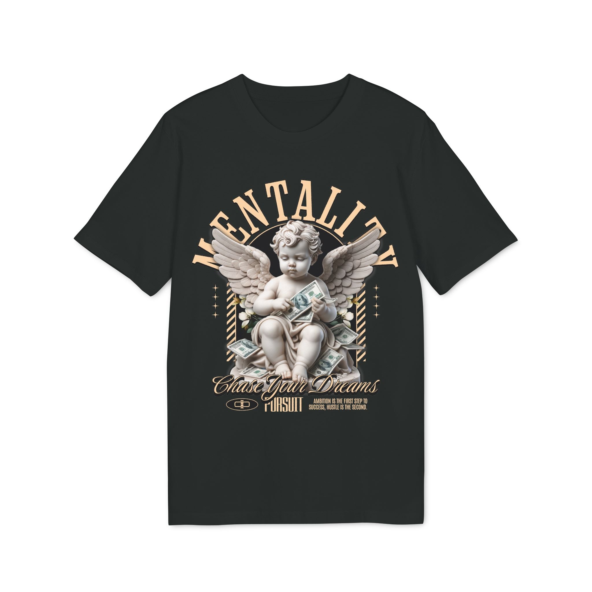 Cherub Graphic T-Shirt — “Mentality: Chase Your Dreams” Vintage Angel Tee