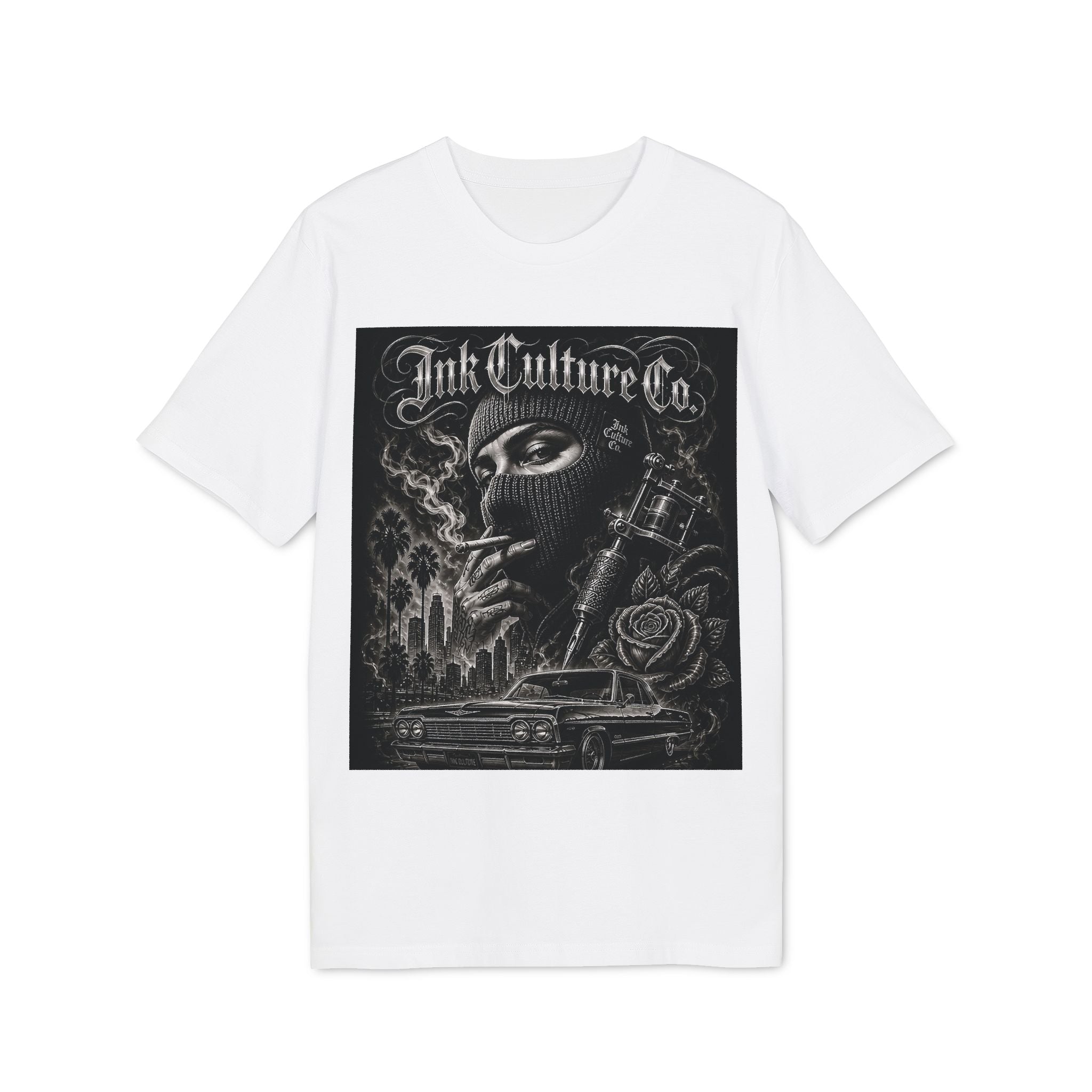 Chicano Tattoo Streetwear T-Shirt — Ink-Inspired Creator Tee