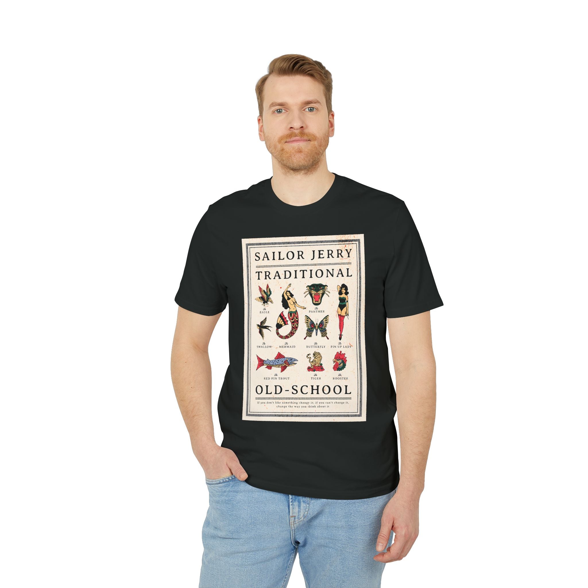 Sailor Jerry Traditional Old-School Tattoo T-Shirt
