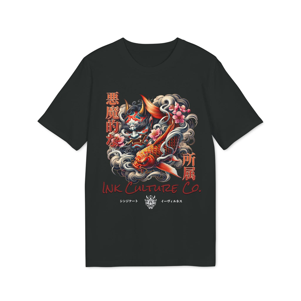 Demon Koi Tattoo T-Shirt — Ink Culture Co. Japanese Oni Design